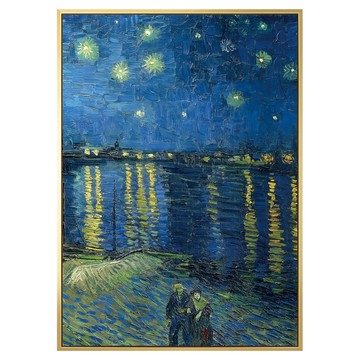 菠蘿選畫所 梵谷 隆河上的星夜II AVAR3423G  40 x 30cm  金色