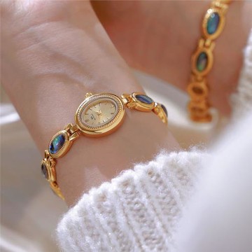 BS正新款熱銷廠家直銷外貿天然高級黑金鮑魚貝直播手鏈表FA1835