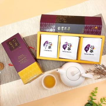 地瓜葉茶 芯茶時光雙享組 地瓜葉茶包 地瓜葉原片茶葉 台灣茶禮盒
