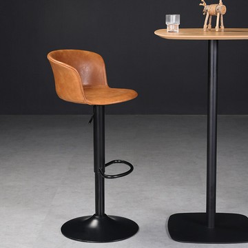 ??快速出貨 可開發票 北歐吧臺椅升降家用高腳凳子現代簡約收銀前臺酒吧椅靠背旋轉椅子