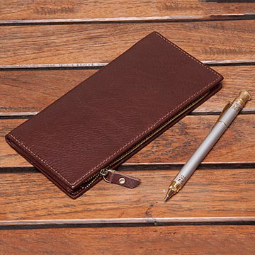 【H-CT】荔枝紋可拆式壓扣真皮長夾(GN87066-1-Y)