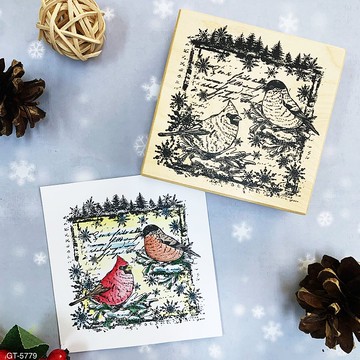 楓木印章-耶誕鳥語的祝福 GT-5779