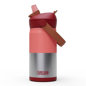 【墾趣】CAMELBAK 350ml Flip Straw咬嘴吸管不鏽鋼保溫瓶(保冰) 莓果仙子