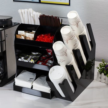 奶茶店專用一次性紙杯取杯架電影院ktv水吧臺飲料杯收納架分杯器