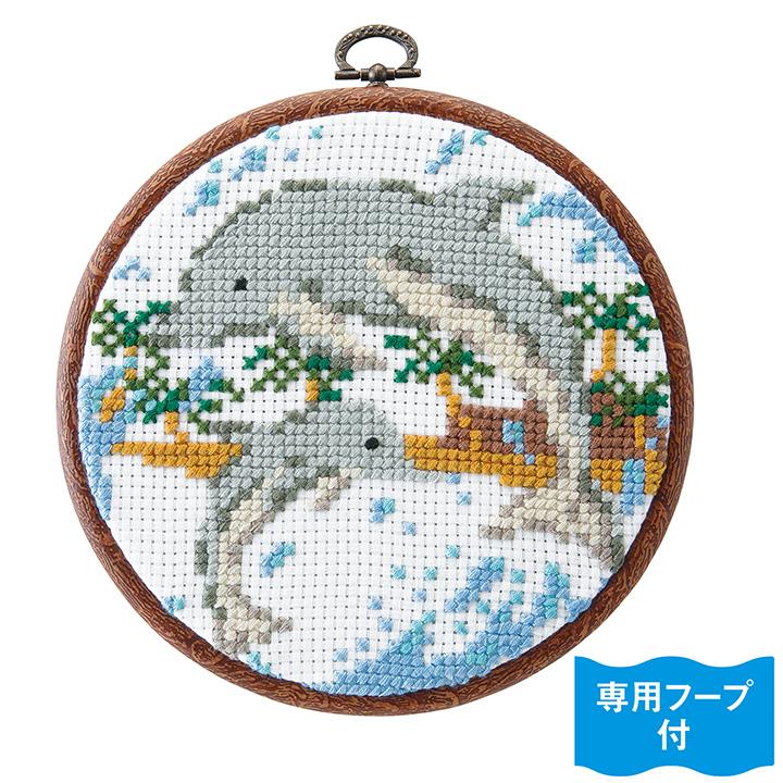 オリムパス クロスステッチ 刺繍キット（刺しゅうキット） 河口湖冬