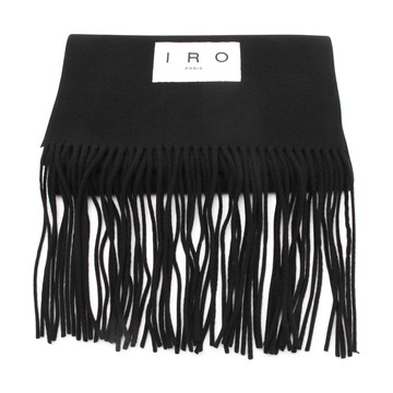 Iro - Black Wool Scarf