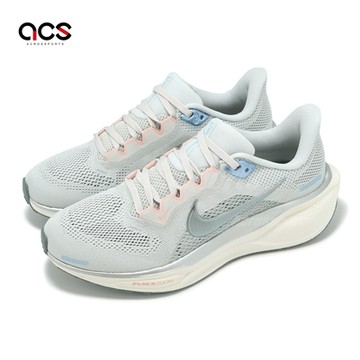 Nike 慢跑鞋 Wmns Air Zoom Pegasus 41 女鞋 灰 藍 小飛馬 氣墊 緩震 運動鞋 FD2723-007