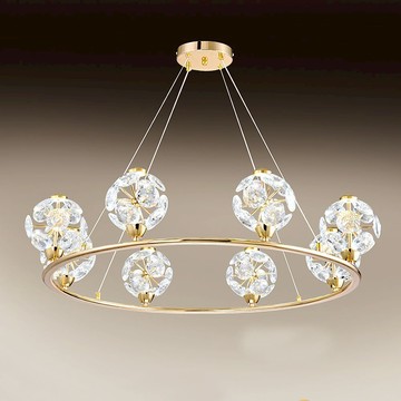 80W三色變光水晶吊燈 B97-64-70691