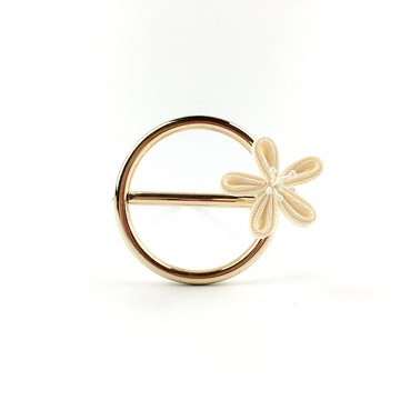 Kaika Ato / 花之櫻-淡藕粉 / 日式和風布花 / つまみ細工 花簪