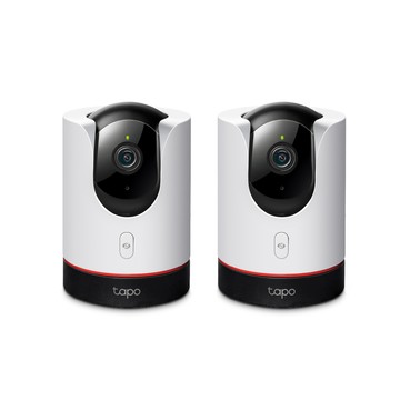 TP-Link 【2入組】 Tapo C225 AI智慧無線網路攝影機 監視器 IP CAM(真2K/400萬畫素/全彩夜視/360旋轉式)
