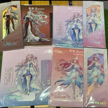 💥新品限購💥日谷散貨 鳴潮日本二週年立牌 愛彌絲 達妮婭 緋雪 陸赫斯 贈背板
