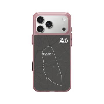 iPhone 17 Pro Max Clear (相機按鈕) 晶醺玫 - 24 Hours of Le Mans - Racetrack - White