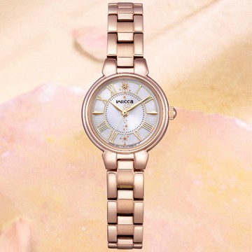 CITIZEN星辰 Wicca 公主系列 台灣限定 魔法閃耀 太陽能腕錶 23.5mm / KP2-167-15