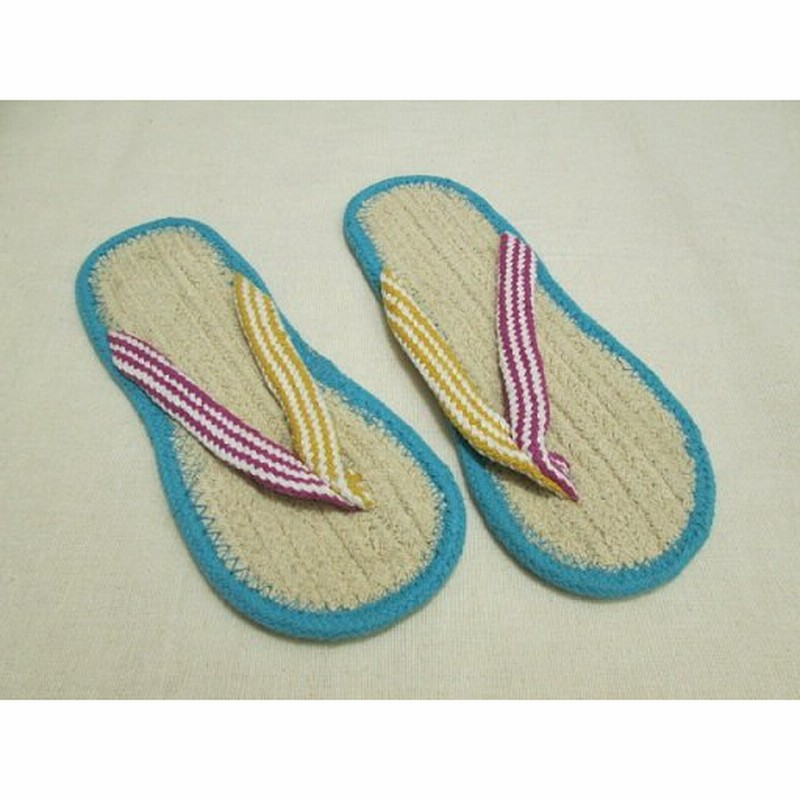 コットンサンダル ルームサンダル スリッパ 草履 部屋履き 室内履き ルームシューズ エスニック アジアン おしゃれ Lサイズ 通販 Lineポイント最大0 5 Get Lineショッピング