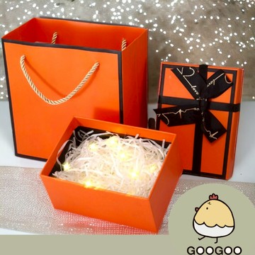 橙黃禮物盒 金橙精美禮盒 橘色禮盒 生日禮盒 驚喜盒  橙子情人節  橘色禮物禮盒 紀念日禮物 中秋節 端午節 節慶禮盒