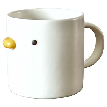 PURROOM 陶瓷餐具系列  小雞 白色  1個
