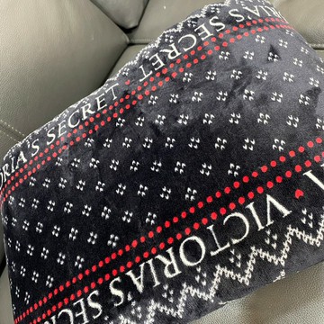 【Victoria’s Secret】維多利亞的秘密 VS 毛毯 毯子 單人被 棉被 雙面毯 空調毯 單人