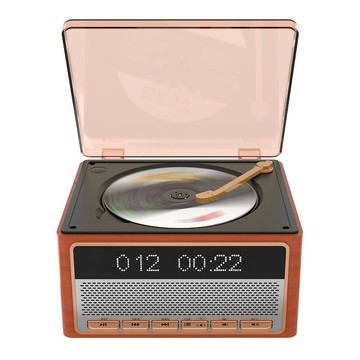 CD播放機歌詞顯示復古便攜藍牙音響專輯光盤碟片FM校園廣播收音機【宜家良品百貨】