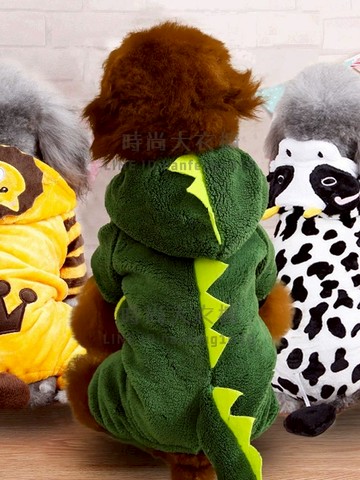 狗狗衣服秋冬變身裝泰迪小型犬小狗比熊柯基博美貓咪冬天寵物服裝【時尚大衣櫥】