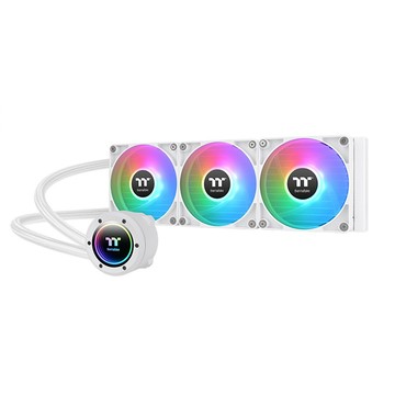 Thermaltake TH360 V2 ARGB Sync主板連動版一體式水冷散熱器  雪白版 360mm 高轉速