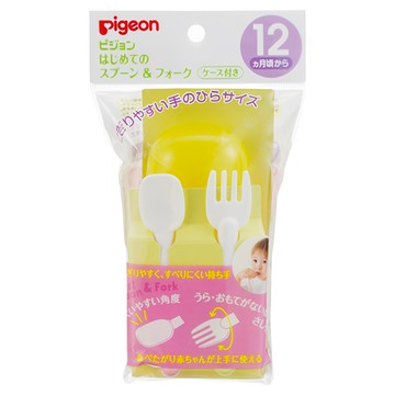 pigeon 貝親 學習叉匙組  1組