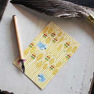 Katakata｜明信片 老鼠親子