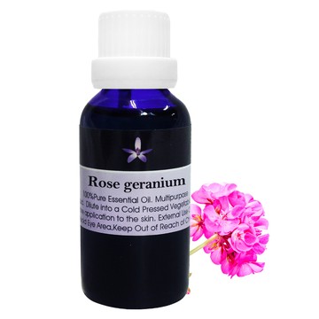 Body Temple 100%玫瑰天竺葵芳療精油30ml(Rose geranium)