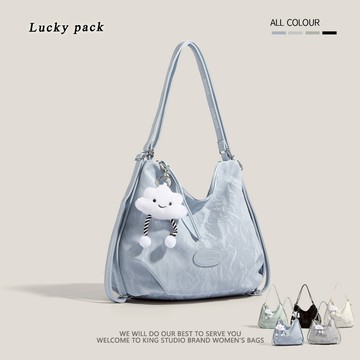 🔥隔日到貨🔥韓系三用包 斜背包 大容量 肩背包 蓝色包包 时尚百搭 女生側背包 防水通勤a4包包 單肩包 側肩包 斜挎包