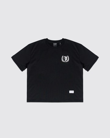 Joined 盾章 Cropped Oversized【黑】