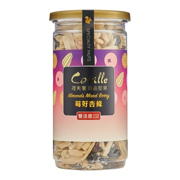 雙活菌莓好杏條200g－杏仁條、橙皮丁、藍莓乾、蔓越莓、雙活菌(益生菌、納豆菌、乳酸菌)