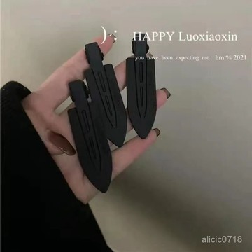 臺灣出貨✨氣質金屬夾子頭飾少女簡約化妝用鴨嘴夾劉海碎髮邊夾髮卡無痕髮夾✨賣場精選