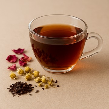 【陳家糧舍】洋甘菊玫瑰普洱茶｜洋甘菊×玫瑰×普洱 茶包｜無香精無糖添加