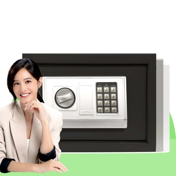 發億金庫 家用密碼保險箱 DB-25【黑/白/灰 三色可選】