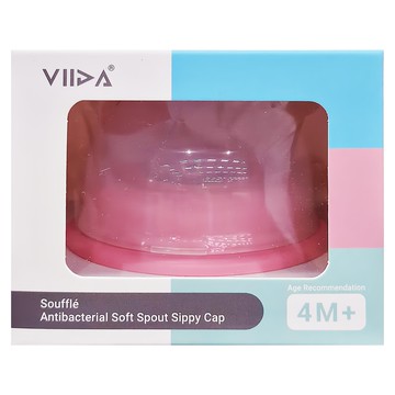 VIIDA Souffle 抗菌不鏽鋼學習杯 鴨嘴型上蓋組 4個月以上寶寶適用  單件  1組