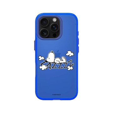 iPhone 16 Pro Clear 激光藍 - 史努比 Snoopy - 雲朵上睡覺