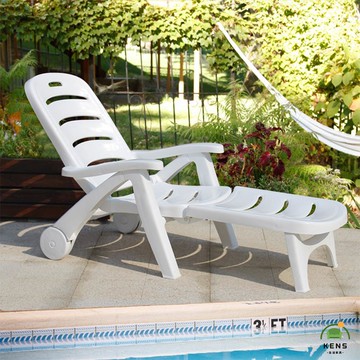 免運/附發票 戶外桌椅 戶外沙灘躺椅塑料靠背椅子休閑茶幾遊泳池可調節折疊椅溫泉躺椅工廠現貨直銷 售後保障 店長新品推薦 5k12