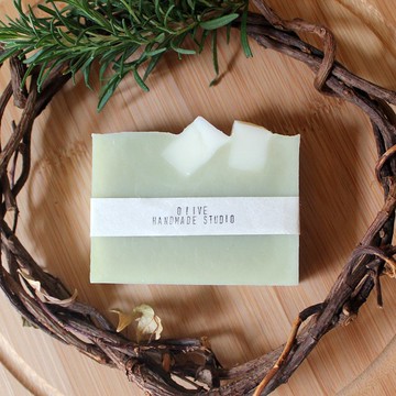 海之朝露迷迭香手工皂 泡沫豐富/清爽