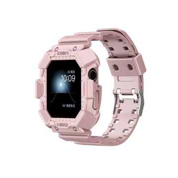 蘋果電子風錶帶 新潮流錶帶 適用於 Apple watch 4 5 6 8 7 SE 8代 蘋果手錶帶 一體式運動錶帶