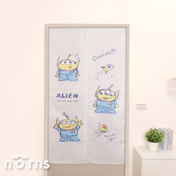 迪士尼長門簾 Norns Original Design Disney 正版授權  85X150cm 小熊維尼 史迪奇 三眼怪