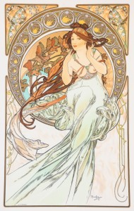 絵画風 壁紙ポスター アルフォンス ミュシャ 四芸術 音楽 18年 アールヌーヴォー K Mch 059s1 576mm 906mm 通販 Lineポイント最大1 0 Get Lineショッピング