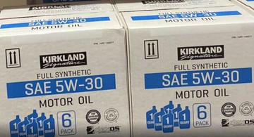 [COSCO代購6] C1448217 KIRKLAND SIGNATURE 5W-30 全合成機油 946ML X 6PK