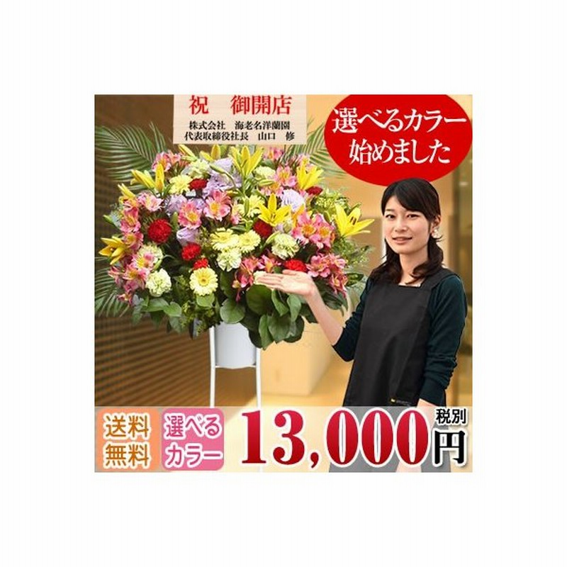 メーカー希望小売価格 スタンド花 1段 花色選べる5色 13 000円 税別 180cm位 設置 回収無料 東京都 神奈川県 大阪府 名古屋市 福岡市 お祝い 開店 開業 開院 花 Stde 税込み価格 Tladsumus Com Br