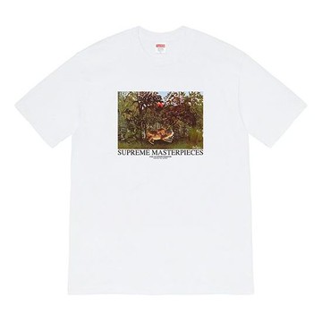 Supreme landscape Printing Short Sleeve Unisex White