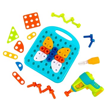 Educational Insights 天才工程師 形狀工作坊 3歲以上兒童適用  1盒