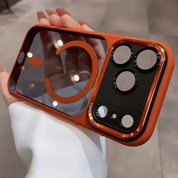 金屬鏡頭框 二代超強磁吸殼 手機殼 適用於 iPhone 17 16 15 14 13 12 Promax 防摔殼