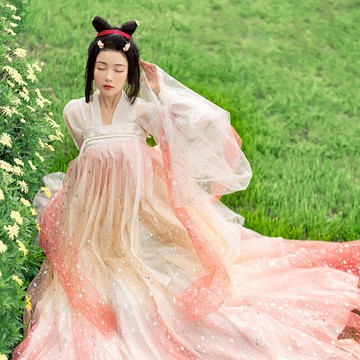 免運 芳華庭原創【星春雪】齊胸齊腰襦裙漢服女學生仙氣古風春夏秋款