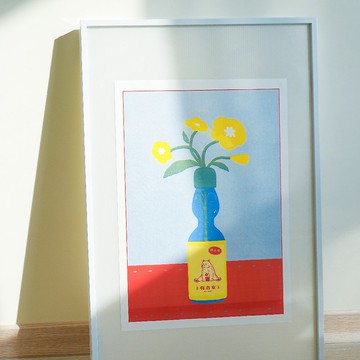 孔版印刷 | 彈珠汽水海報 | A3海報