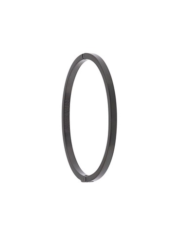 Nialaya Jewelry - Simplicity bangle bracelet - men - M - Black