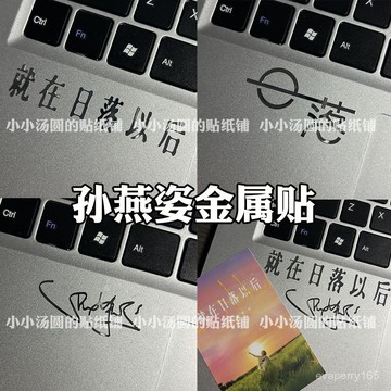 【湯圓】孫燕姿就在日落以後演唱會應援手機平闆電腦耳機金屬貼紙