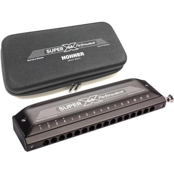 HOHNER(ホーナー) NEW SUPER 64X 7584 64 クロマチックハーモニカ 16穴 樹脂ボディ Super-64X Chromatic Harmonica　北海道 沖縄 離島不可